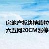 房地产板块持续拉升 三六五网20CM涨停