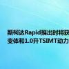 斯柯达Rapid推出时将获得5种变体和1.0升TSIMT动力系统