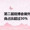 第二届链博会境外参展商占比超过30%