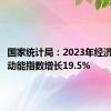 国家统计局：2023年经济发展新动能指数增长19.5%