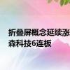 折叠屏概念延续涨势 科森科技6连板