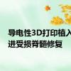 导电性3D打印植入物促进受损脊髓修复