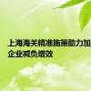 上海海关精准施策助力加工贸易企业减负增效