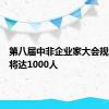 第八届中非企业家大会规模预计将达1000人