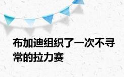 布加迪组织了一次不寻常的拉力赛