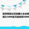 哈里斯提议将美国小企业税收抵扣额从5000美元提高到50000美元