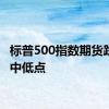 标普500指数期货跌至盘中低点