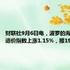 财联社9月6日电，波罗的海干散货运价指数上涨1.15%，报1941点。