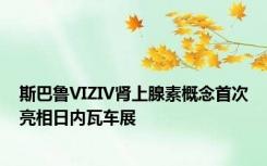 斯巴鲁VIZIV肾上腺素概念首次亮相日内瓦车展