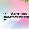 CFTC：截至9月3日当周 WTI原油期货投机性净多头头寸减少65,899手