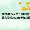 超2600万人次！深圳湾口岸出入境人员超2023年全年总量