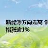 新能源方向走高 创业板指涨逾1%