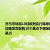 货币市场将10月欧洲央行降息押注从拉加德发言前的10个基点下调至略高于7个基点