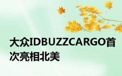 大众IDBUZZCARGO首次亮相北美