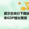 爱尔兰央行下调该国今年GDP增长预测