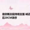 信创概念股持续走强 诚迈科技午后20CM涨停