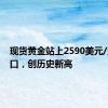 现货黄金站上2590美元/盎司关口，创历史新高