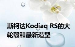 斯柯达Kodiaq RS的大轮毂和最新造型