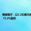 稳健医疗：以1.2亿美元收购GRI 75.2%股权