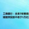 工商银行：未来5年粮食重点领域信贷投放不低于1万亿元