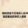 南向资金今日净买入达84亿港元 盈富基金获净买入居前