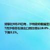 财联社9月25日电，沙特政府数据显示，2024年7月沙特非石油出口同比增长19.0%，石油出口下降3.1%。