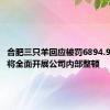 合肥三只羊回应被罚6894.91万元：将全面开展公司内部整顿