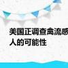 美国正调查禽流感人传人的可能性