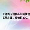 上海新天地核心区商住地块遴选实施主体，底价超87亿