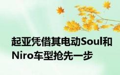 起亚凭借其电动Soul和Niro车型抢先一步