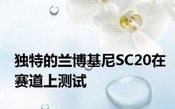 独特的兰博基尼SC20在赛道上测试