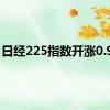 日经225指数开涨0.96%