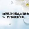 纳斯达克中国金龙指数收涨4.94%，热门中概股大涨。