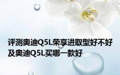 评测奥迪Q5L荣享进取型好不好及奥迪Q5L买哪一款好