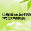 LG新能源公布业务多元化计划应对电动汽车需求放缓