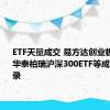 ETF天量成交 易方达创业板ETF、华泰柏瑞沪深300ETF等成交额破纪录