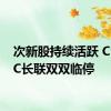 次新股持续活跃 C合合、C长联双双临停