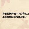 梅赛德斯奔驰GLB内饰在上海展会上亮相概念之前就开始了