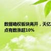 数据确权板块高开，天亿马、零点有数涨超10%