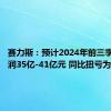 赛力斯：预计2024年前三季度净利润35亿-41亿元 同比扭亏为盈