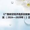 《广西低空经济高质量发展行动方案 （2024—2026年）》正式印发