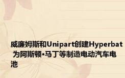 威廉姆斯和Unipart创建Hyperbat 为阿斯顿·马丁等制造电动汽车电池