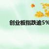 创业板指跌逾5%