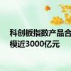 科创板指数产品合计规模近3000亿元