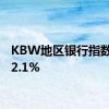 KBW地区银行指数上涨2.1%