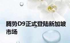 腾势D9正式登陆新加坡市场