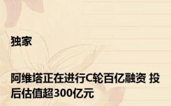 独家|阿维塔正在进行C轮百亿融资 投后估值超300亿元