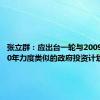 张立群：应出台一轮与2009—2010年力度类似的政府投资计划