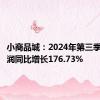 小商品城：2024年第三季度净利润同比增长176.73%