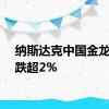 纳斯达克中国金龙指数跌超2%